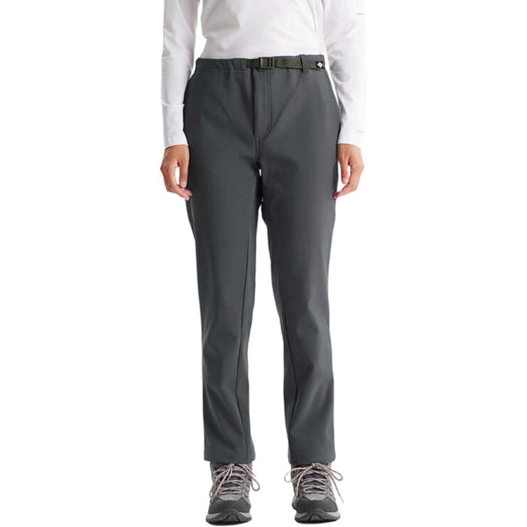 Columbia Omni-Heat Urban Outdoor Series Warm Water-Resistant Stretch Hiking Softshell Pants Women pants Gray XR9829-028