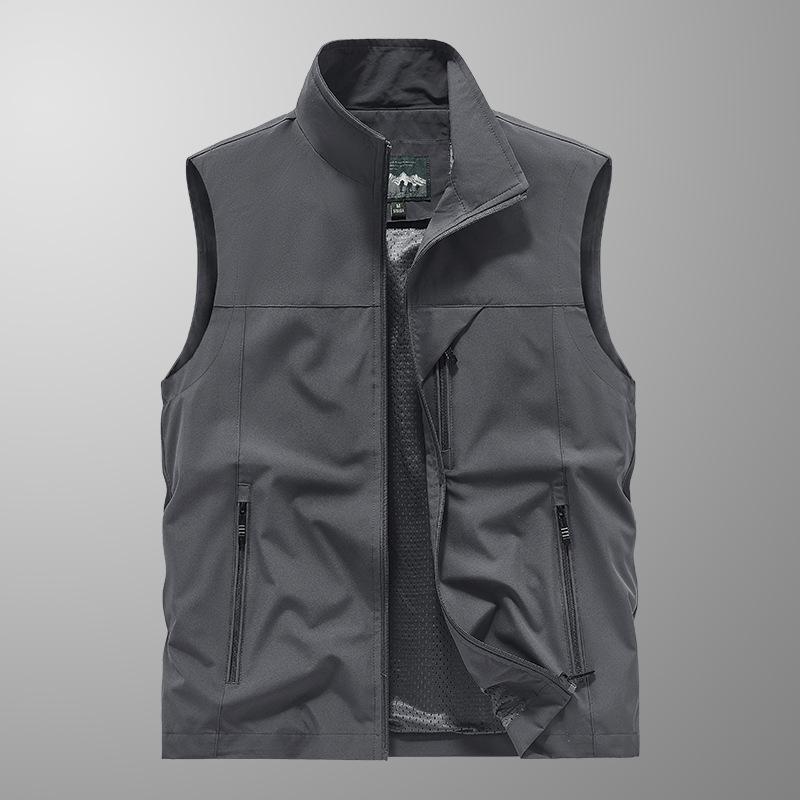 New Vest Workwear Multi-pocket Vest Men's Thin Outdoor Vest Outdoor Sports Vest Vest Vest