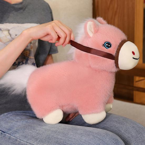 Adorable Mini Pony Plush Doll Soft Stuffed Animal Horse Companion for Kids Adults Holiday Collection