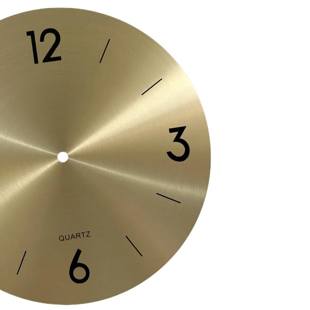

Practical High Quality Clock Dial Face Clock Arabic Numeral DIY Home Decoration Quartz Wall Clocks 11.14inch Aluminium China Mainland