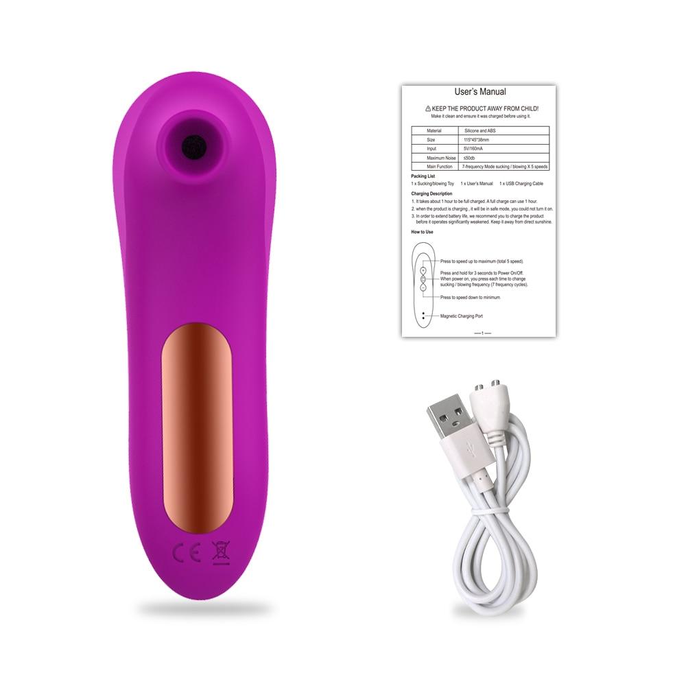 Sexy Toys Clit Sucker Vagina Sucking Vibrator Female Clitoris Vacuum Stimulator NippleAA