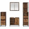 Bathroom Furniture Set with Drawers 4 pcs Reclaimed Wood Engineered Wood