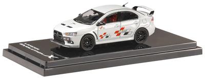Hobby Japan Mitsubishi Lancer Evolution 10 Ralliart White Pearl 1/64