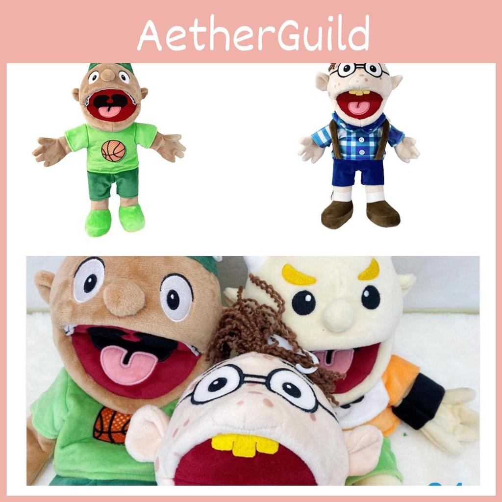 Jeff Plush Toy Puppet For Parent-child Interaction Joseph/bernard Schoolmate