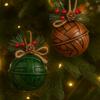 Pinecone Red Berry Christmas Tree Hanging Bell Retro Xmas Hanging Pendant  Holiday