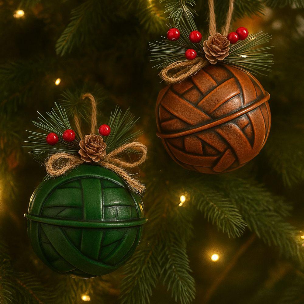 Pinecone Red Berry Christmas Tree Hanging Bell Retro Xmas Hanging Pendant  Holiday