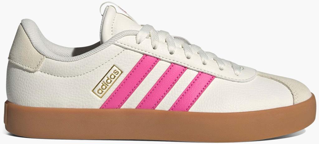 Кроссовки Adidas VL Court 3.0 Women core white/pulse magenta/gold met