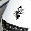 Halloween Skeleton Car Sticker Halloween Waterproof Decals Decor SUV Decals For Car Truck SUV Motorcycle Vehicles Window