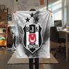 1PC Besiktas Gymnastics Club Patterned Flannel Blanket Suitable For All Seasons for Home Decor Warmth and Comfort Gifts Holiday Present