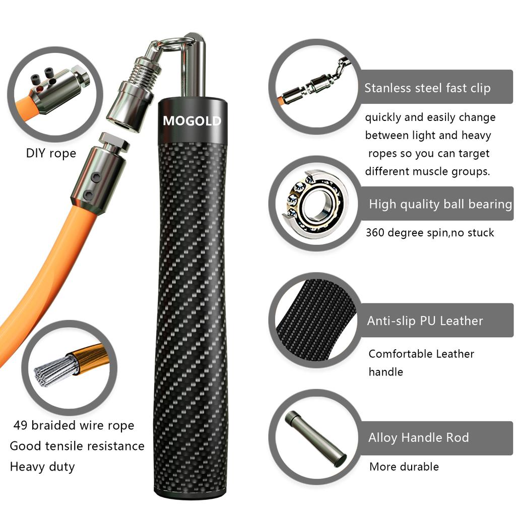 Gym Crossfit Jump Rope Professional Equipmentcomba Crossfit Weighted Sport Rope Boxing Exercise Segmented Rope Bodybuilding Man