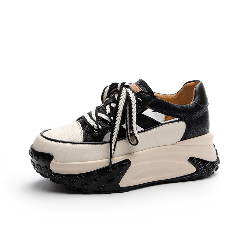 Inner height increase dad shoes women 2025 new Internet celebrity high-top shoes versatile small sports casual shoes platform women's shoes