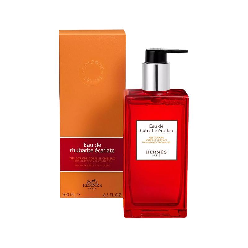 Hermes Crimson Scented Shampoo and Shower Gel, Moisturizing, Deep Cleansing, Floral Scent 11342961 11342961-Crimson Fire Ginseng 200ml