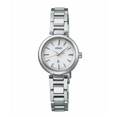 SEIKO Solar Round White SSVR139 Japan