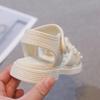 Summer Sandals for Girls Princess Pearl Teenager Girl's Sneakers Waterproof Barefoot Beach Shoes for Children