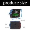 Car Heads Up Display with Built In Map Auto HUD Projector for Accurate Speed Tracking & Multifunctional Data Analysis