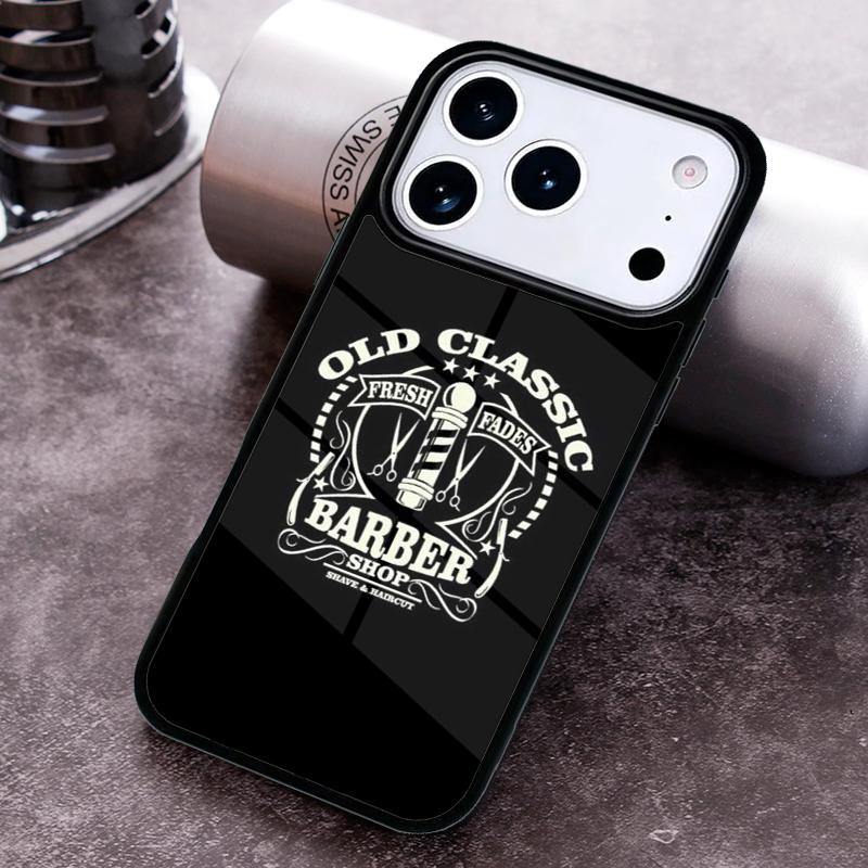 Barber Shop Hair Stylist Phone Case For iPhone 17 16 15 14 13 12 11 Pro Max Plus 17Air Soft Silicone Cover