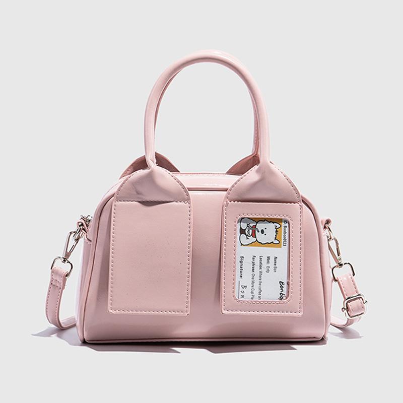 Korean texture portable bowling bag women 2025 new trendy fashion pillow bag versatile ins messenger bag women