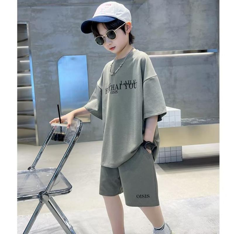 Maglietta Estiva Per Bambini E Ragazzi 5-12 Anni, Pigiama Gioco Stampa 3D, Morbido E Traspirante, 95% Poliestere 5% Spandex, Nero