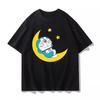 Potdemiel Summer New Arrival Children's 100% Cotton T-Shirt, Doraemon Style, Comfortable and Breathable Children's Clothing