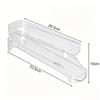 Practical Bilayer Fridge Egg Storage Box,Automatic Rolling Eggs Holder Rack Design Household Refrigerator Egg Storage Tool SNH01