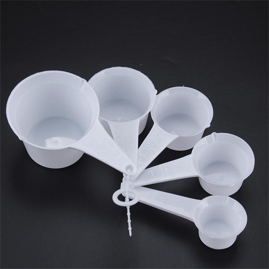 11X Measuring Cups Spoons Set Kitchen Plastic with Scale for Baking Cooking