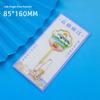 Yunnan Lijiang Ancient Town Jade Dragon Snow Mountain Metal Bookmark Fan