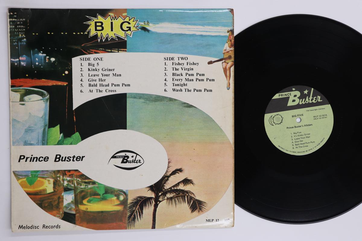 LP Record PRINCE BUSTER  Big Five MLP12157 PRINCE BUSTER UK Reggae Ska  Dub Used