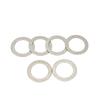 50PCS 304 Stainless Steel Bike Pedal Washers Silver Pedal Gasket Replacement  9/16 Inch Pedals