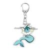 PKM Umbreon Jolteon Glaceon Vaporeon Eevee Anime Cartoon Accessory Acrylic Keychain Backpack Decoration Charm Pendant Gifts Toys