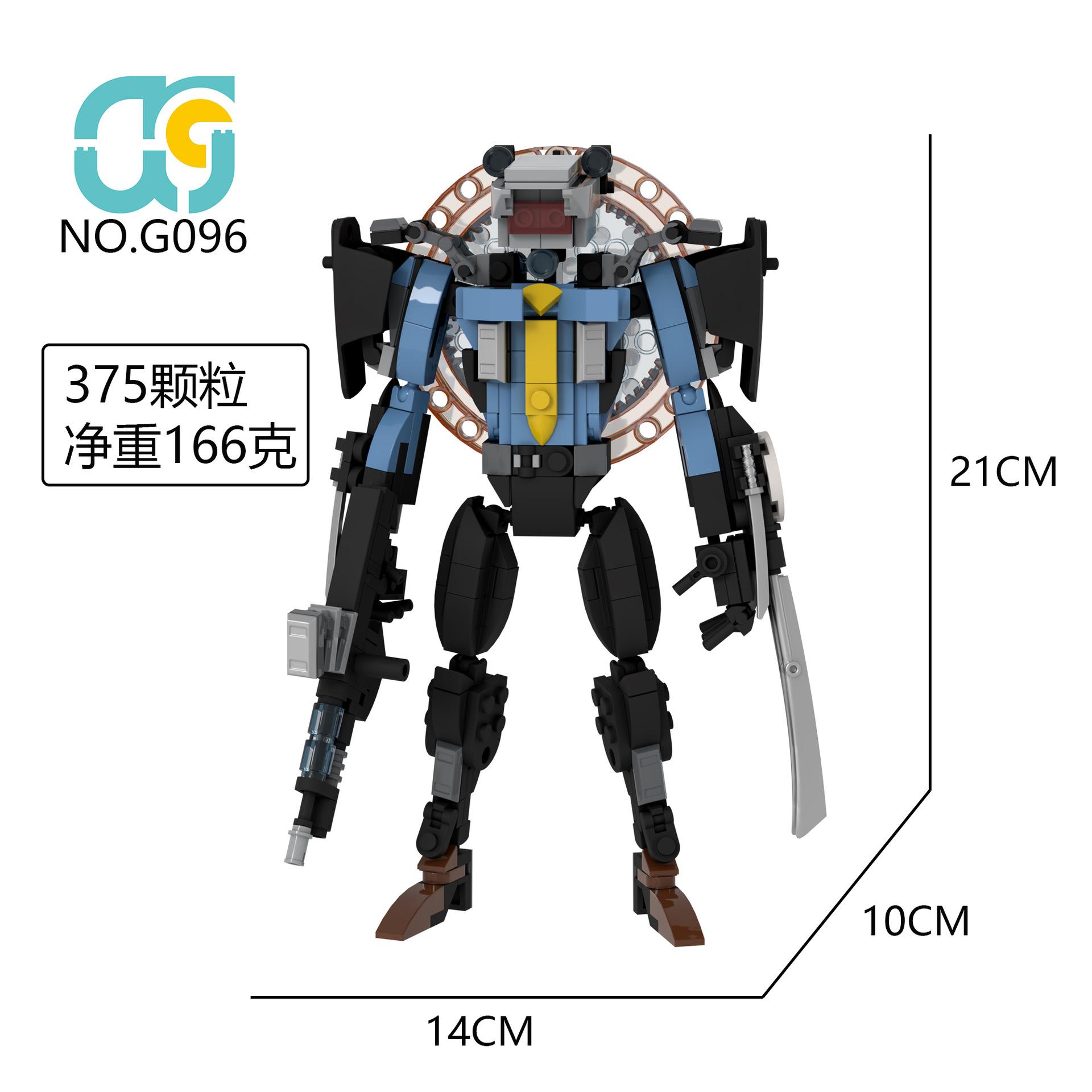 Титановый Скибиди Туалет Конструктор Игрушки Астрономический Страж Судного Дня 2.0 Часы Чемпиона Король Часов Новинка Детские Игрушки Подарки на Рождество G096