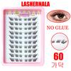 Lashernala 60 Strand Eyelash Extensions, No Glue Eyelashes, Eyebrow Extensions, Strand Eyelashes, Cat Eye, Fox Eye