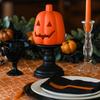 Spooky Eyeball Pumpkin Candle Holder Black Cat LED Pumpkin Light  Yard Decor