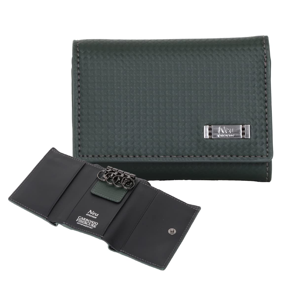 

Neu Interesse Key Case Nacht 3543 Neu interesse Натуральная кожа Гибридная кожа Зеленый x Черный [Neu Interesse] Мужской [06]