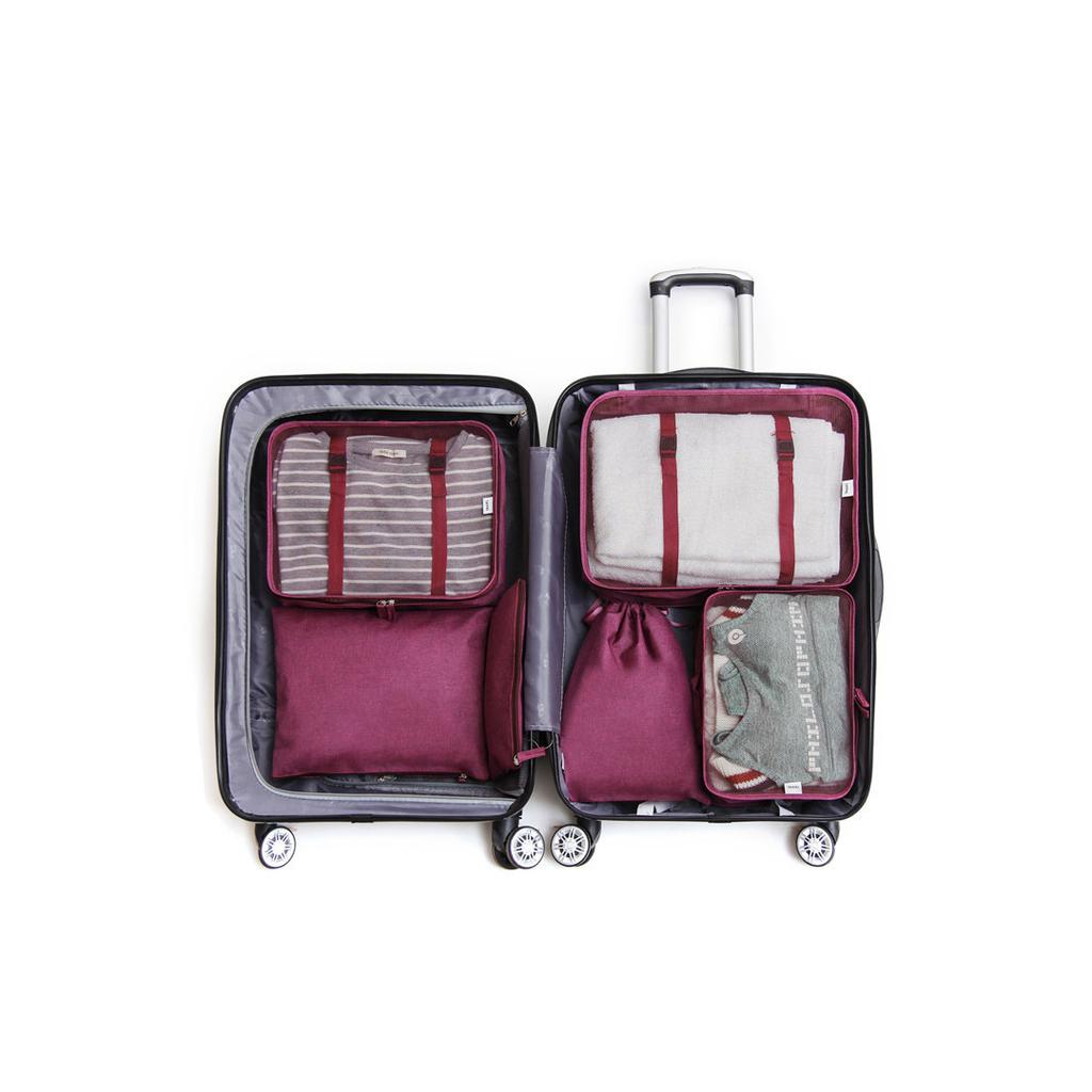 6Pcs/Set Portable Clothing Sorting Organizer Travel Bags Set Luggage Accessories