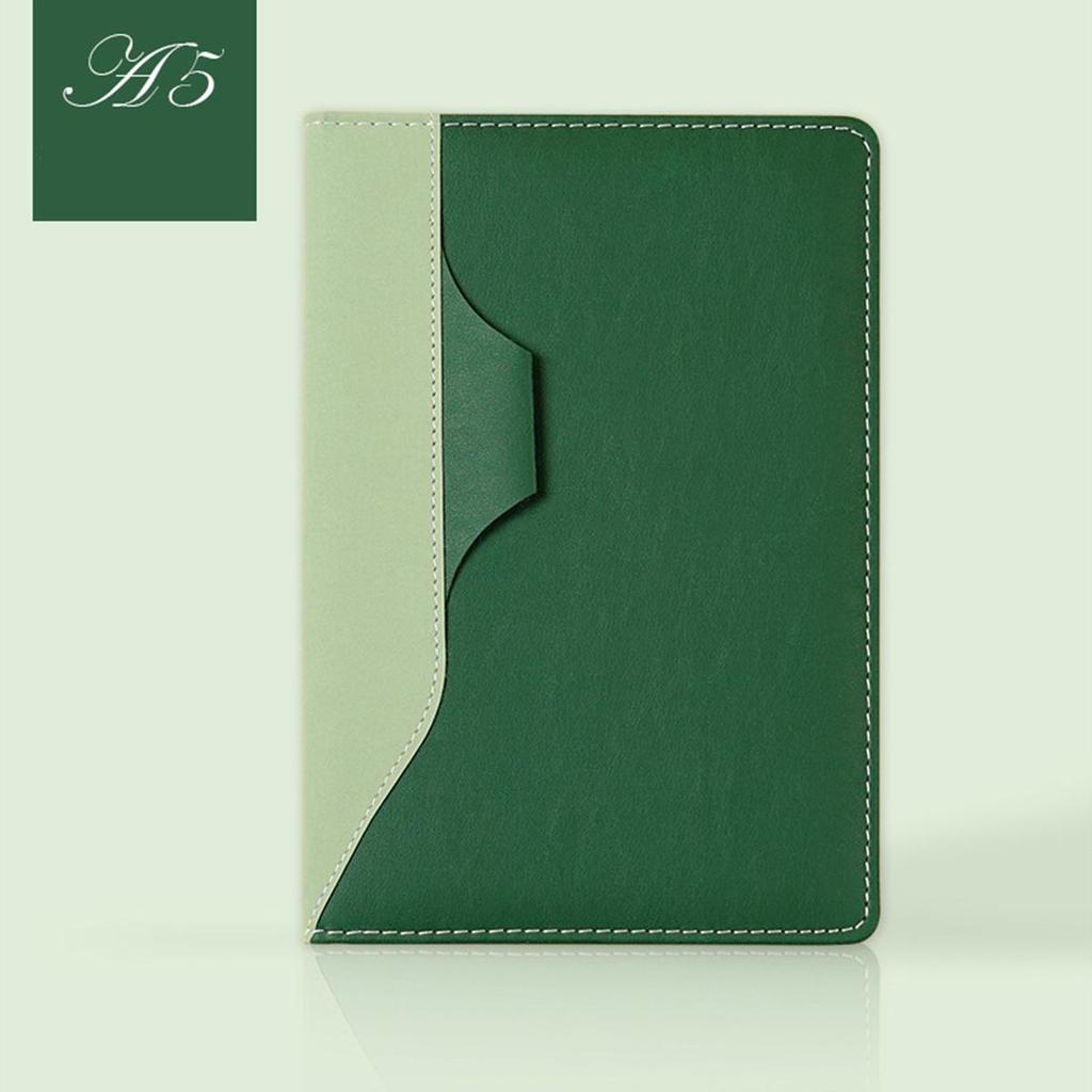 (Logo engraving possible) A5 leather student notebook, diary, work notebook, business meeting record book, subject notes, handbook