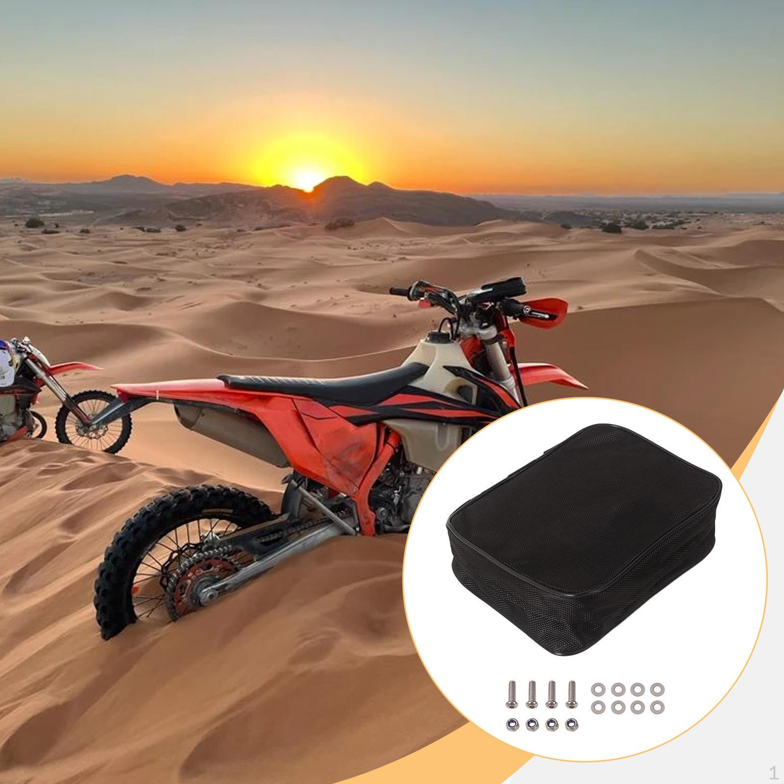 

Motorcycle Tail Bag Tool Carry Pouch Lightweight Universal Rear Rack for Daily Commuting Travel