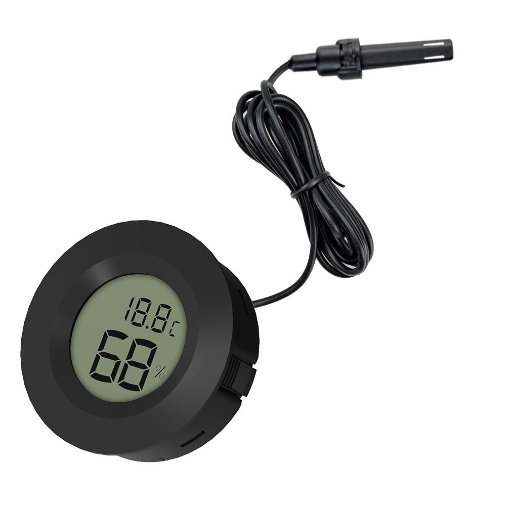 1,5m rundes eingebettetes elektronisches digitales Display Thermometer und Hygrometer