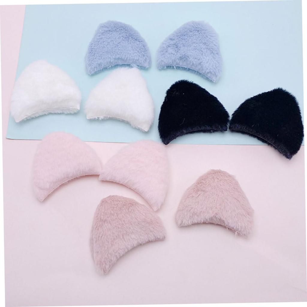 [POPETPOP] 10 Pieces Rabbit Ears Hair Accessories Animal Ear Headbands for Cat Hair