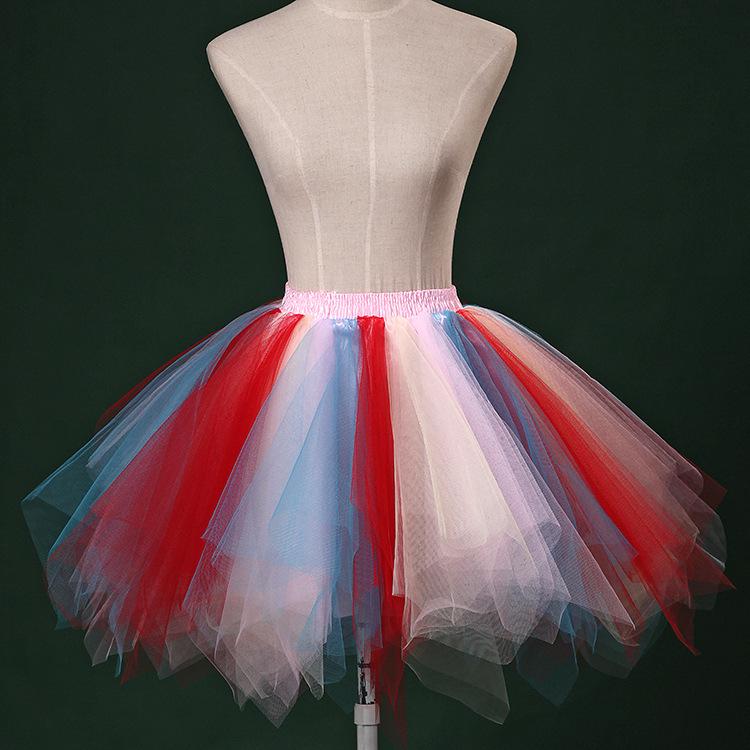 Colorful Boneless Padded Underskirt for Wedding Dress Photography