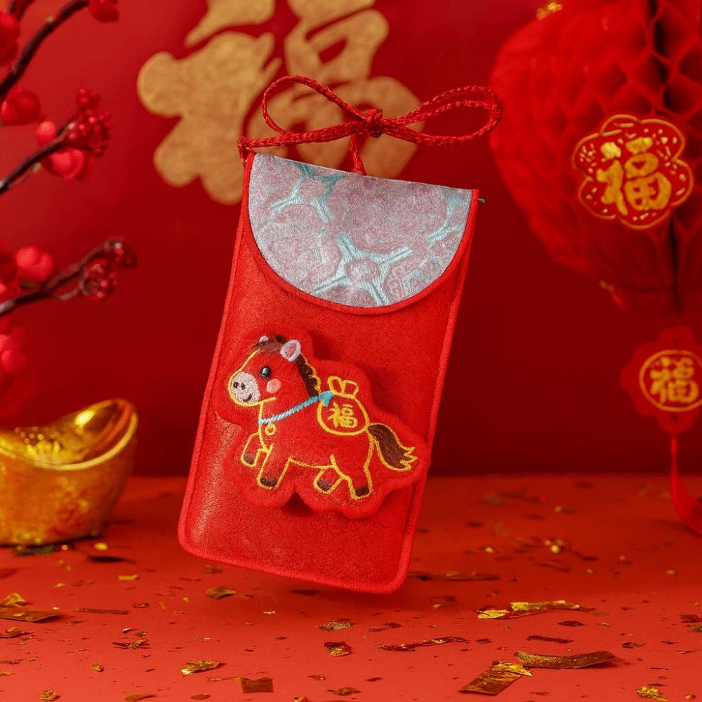 Thickened Lucky Red Pocket Chinese Style Red Packet Good Lucky Money Bag  Marriage Occasion