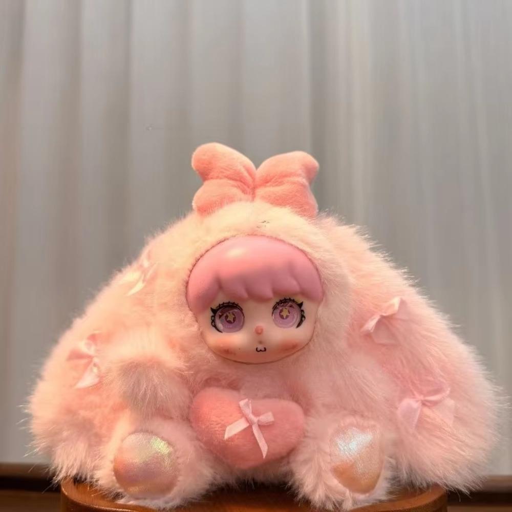 Bag Charm Vinyl Face Plush Toys Stuffed Animal Bunny Bag Pendant Backpack Decoration