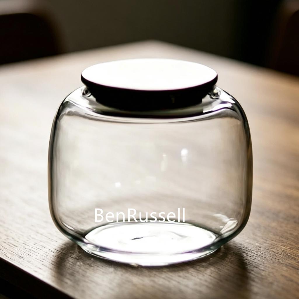 Moss Micro Landscape Small Glass Bottle with Lid Plant Terrarium Jar Vase Container Home Green Plant Decor