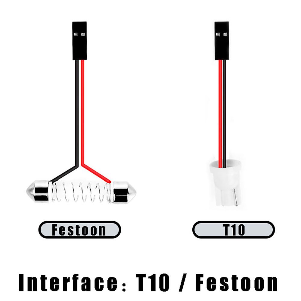 Super Bright Car Interior Dome Reading Lamp License Plate Lamp Reading Lights LED COB Signal Bulbs