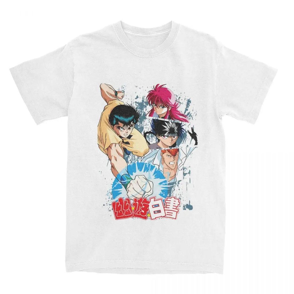 Yu Yu Urameshi Team YuYu Hakusho for Men Women T Shirts Apparel Crazy Tee Shirt T-Shirt  Cotton New Arrival Clothing