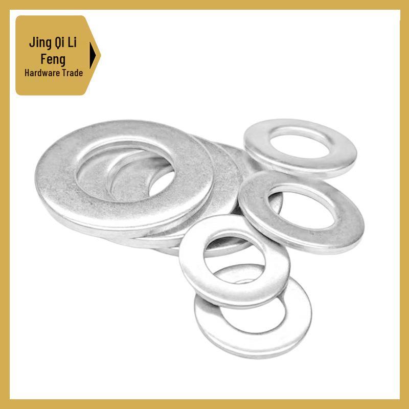 4.8 Grade Galvanized Flat Washer, M3-M14, Thickened Iron Gasket