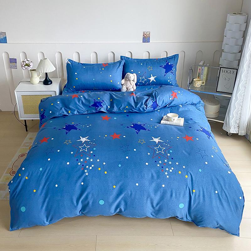 3Pcs Love Heart Duvet Cover Set Romance Queen King Size Bedding Set Zipper Quilt Cover and 2 Pillowcase Soft Skin-friendly