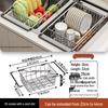 Adjustable Stainless Steel Sink Drain Basket
