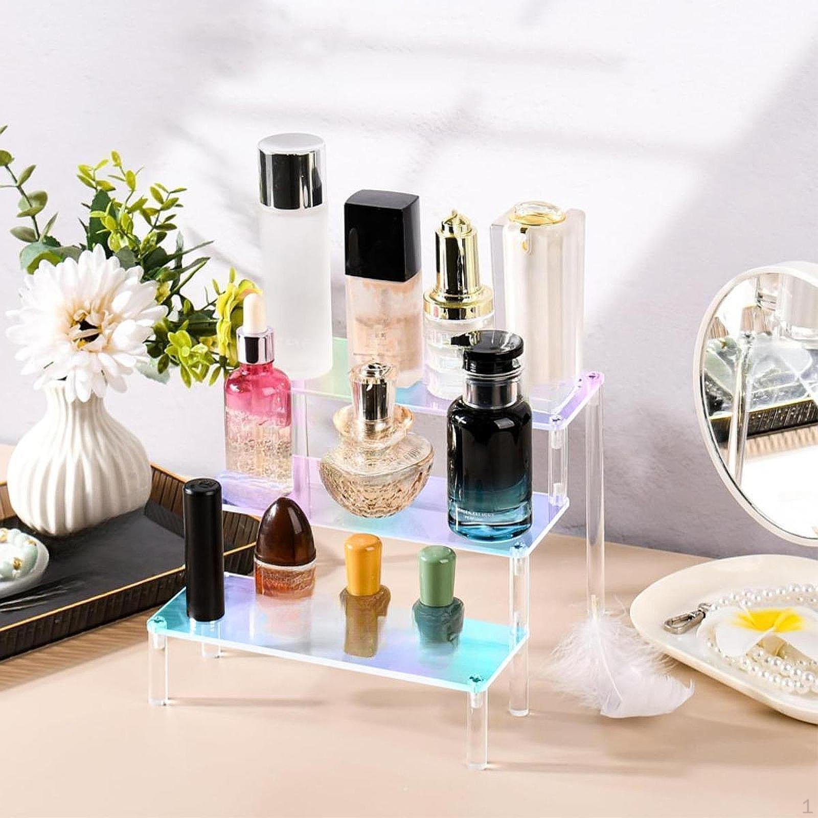 

Акриловые полки для показа, современное искусство, настольная подставка для ювелирных изделий 2 Layers