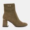 Dam Suede Ankle Boots with Gold Trim for Women LES TROPEZIENNES PAR M.BELARBI