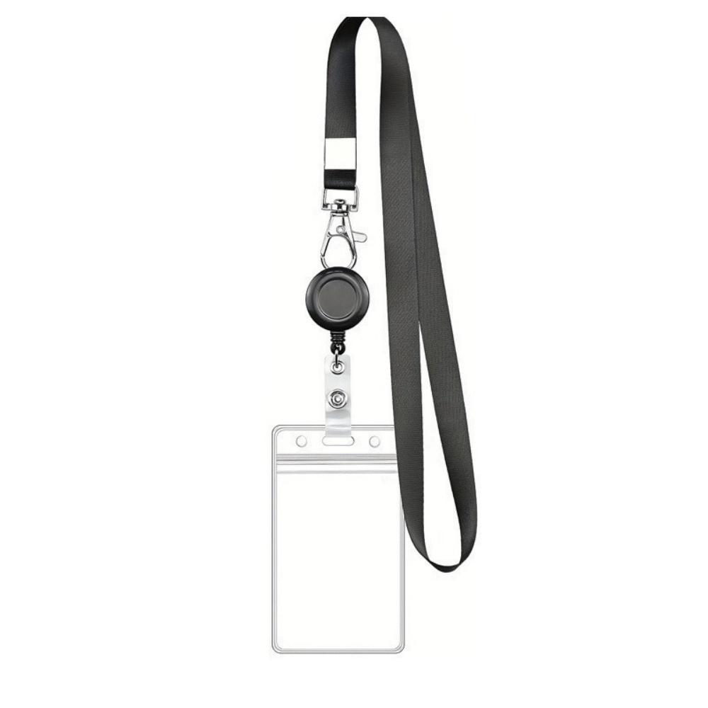 

Card Sleeve Pull Reel Comfortable Business Work Card Holder Retractable Badge Holder Retractable Pvc Card Holder For Event Trade